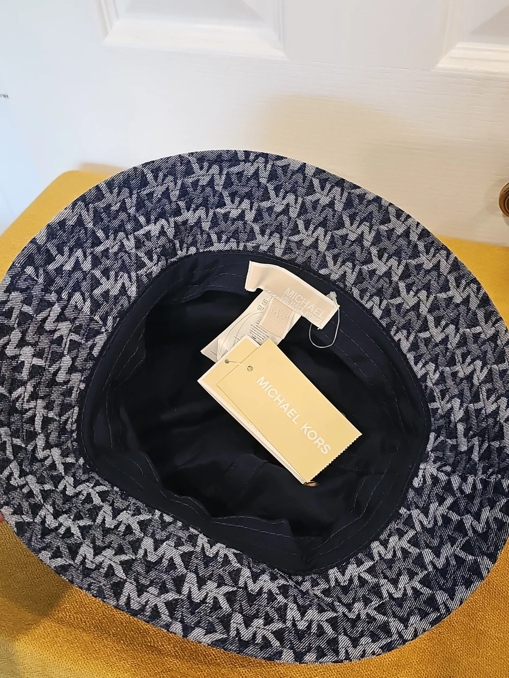 Michael Kors Indigo Rinse Bucket Hat MSRP $70